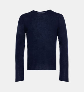 سترة تيس شبه شفافة كشمير