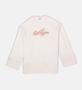 Logo-embroidery Long-sleeve Sweater