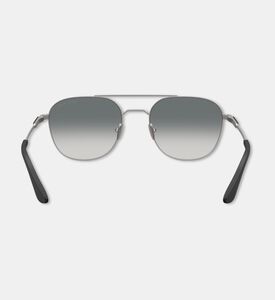 Giorgio Armani Pilot Metal Frame Rectangular-shaped Sunglasses, Packshot View