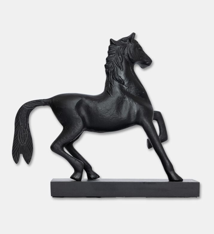 Home Deco and More Prancing Horse Mdf Base Figurine, Packshot View