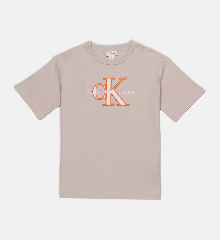 Short-sleeve Embroidered Logo T-shirt