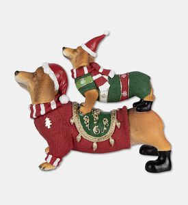 Clayre & Eef Two Dogs Decoration, Packshot View