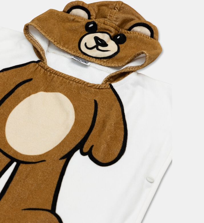 Moschino BKT Hooded Bear-themed Poncho, Packshot View