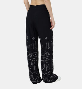 Sulina Rhinestone Embellished Flared Trousers