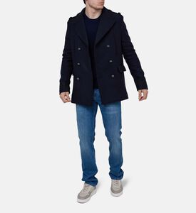 معطف كلاسيكي بصفي أزرار