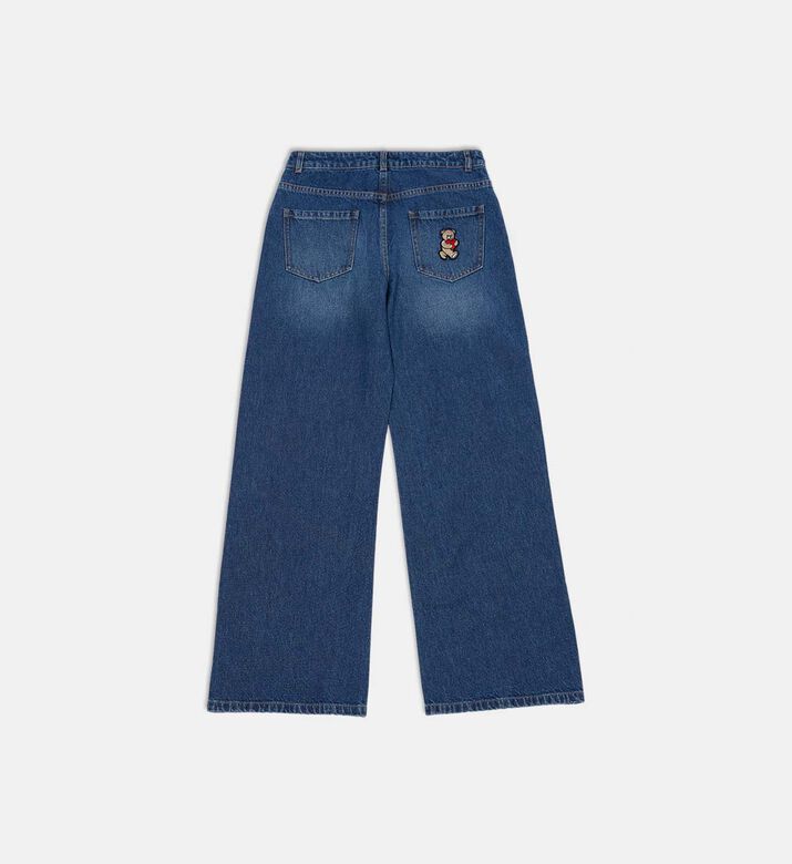 Moschino BKT Embroidered Logo 5-pocket Denim Trousers, Packshot View