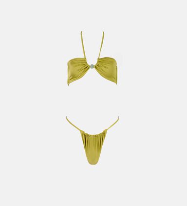 High-cut Side Tie Swimwear