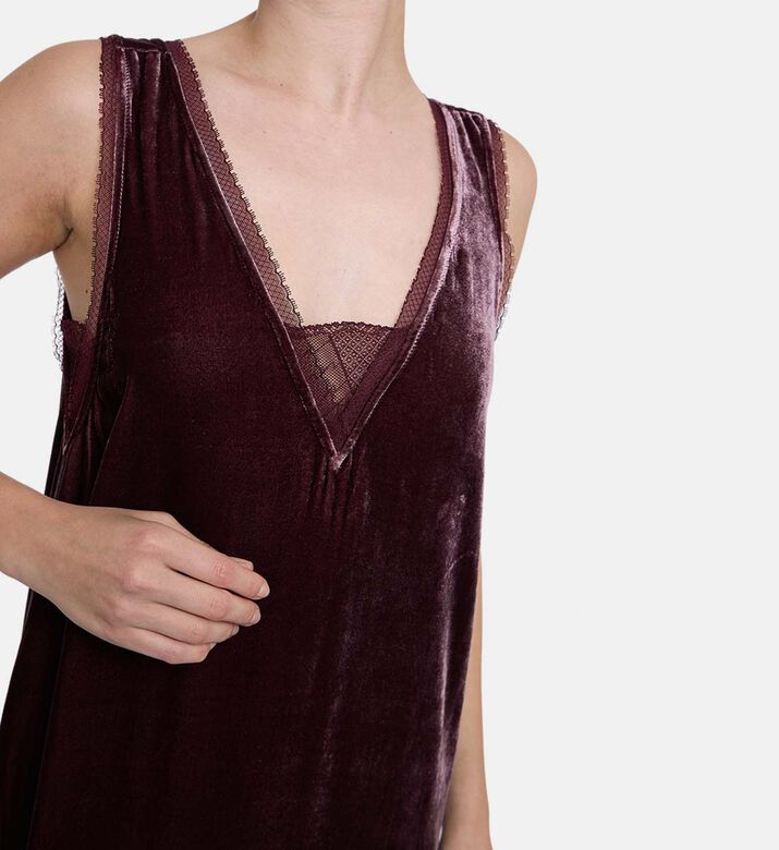 Zadig et Voltaire Dress, Burgundy, L, Model View