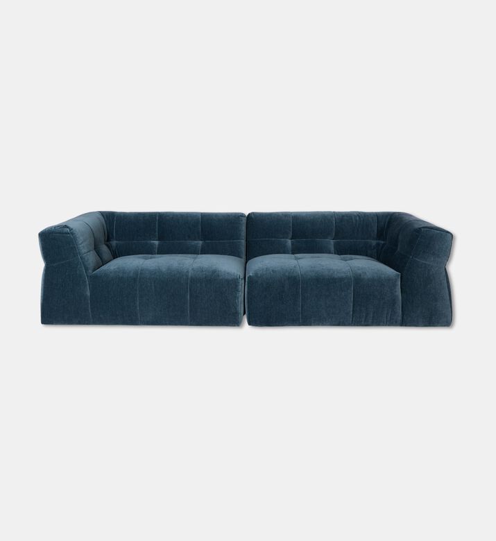 Home Deco and More Casual Wide Track Arms Sofa, Dark-blue, Packshot View