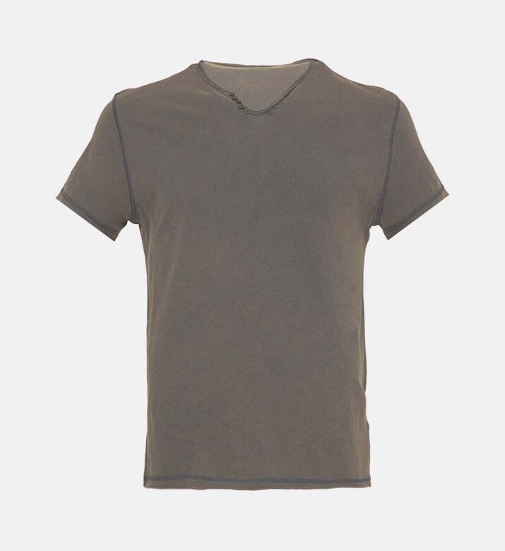 Monastir Cotton V-neck T-shirt