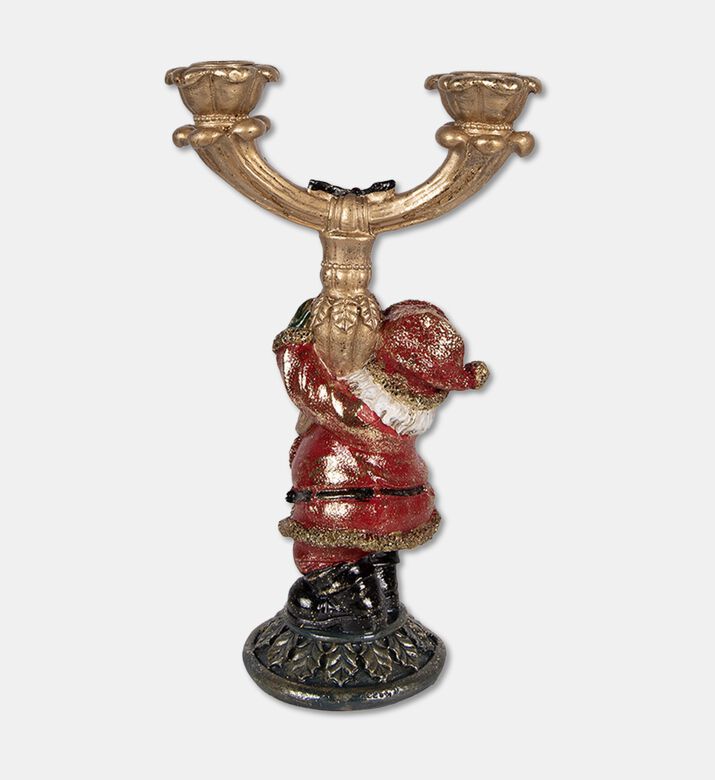 Clayre & Eef Candlestick Santa Claus, Packshot View