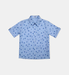 Cotton Palm-print Shirt