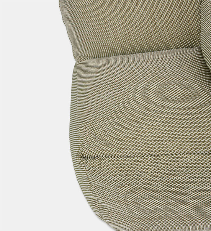 Home Deco and More Nirvana Quick-dry Fabric Corner Chair, Green, Packshot View