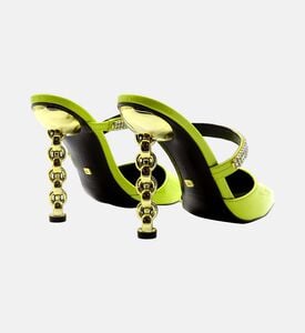 Maddy Suede Leather High Heel Mules Maddy Suede Leather High Heel Mules