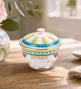 Baci Milano Mamma Mia Sugar Bowl - 10.5 X 9.5 Cm, Model View