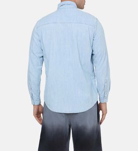 Washed Denim Button-down Shirt