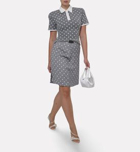 Rowen Rose All-over Polka-dot Mini Skirt, Model View