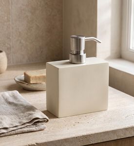 Aquanova Moon Linen Soap Dispenser, Model View