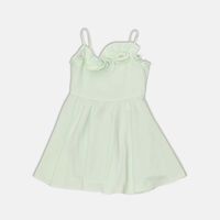 Flared Sweetheart Neck Dress