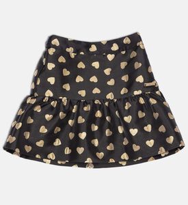 تنورة بنقشة قلب