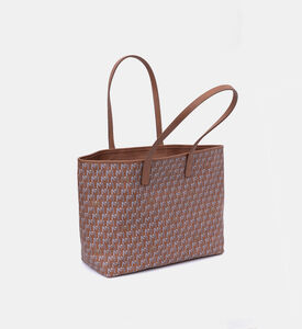 Maya.M Vegan Leather Medium Tote Bag, Terracotta, Packshot View