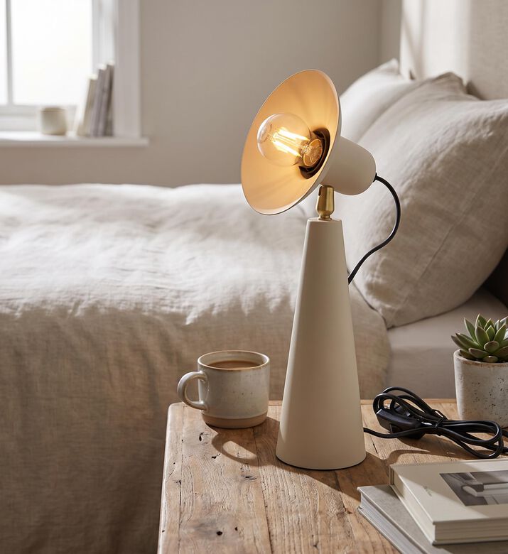 Home Deco and More Elsa 3 Pin Table Lamp, Packshot View