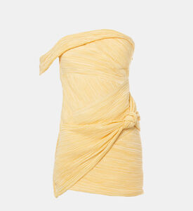 Off-shoulder Sleeveless Mini Dress