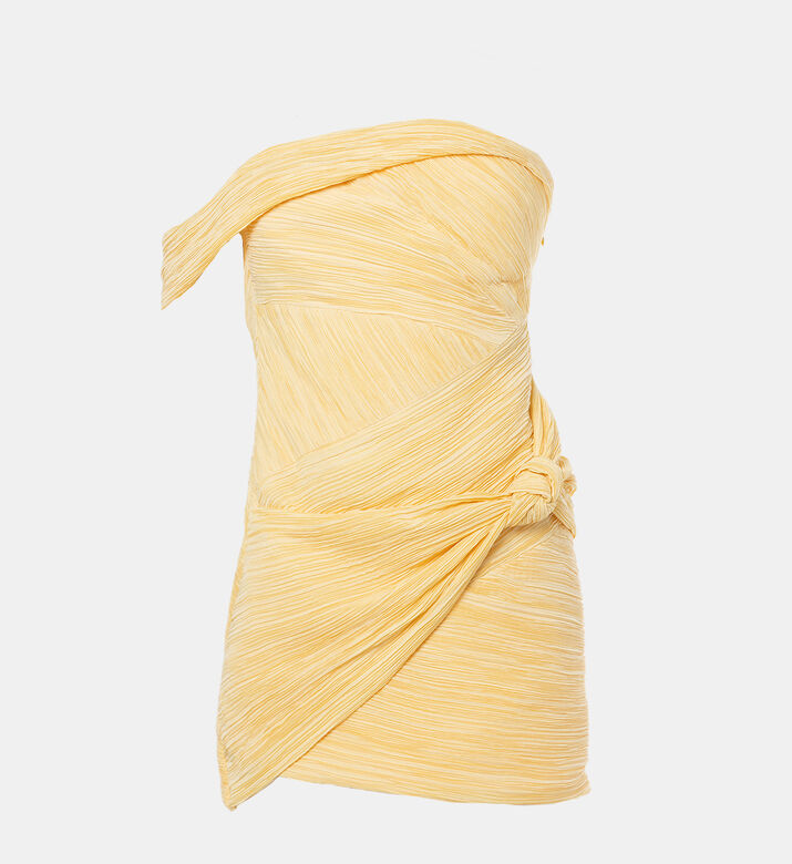 Off-shoulder Sleeveless Mini Dress