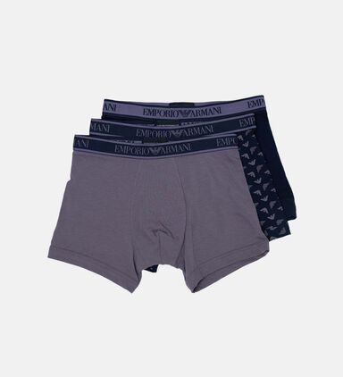 Waist Logo 3-packs Printed Boxers Set