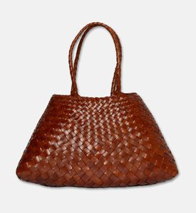 Dragon Diffusion Santa Croce Big Leather Bag, Light-brown, Packshot View