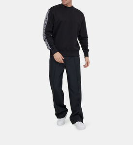 Logo Tape Cotton Sweatshirt Logo Tape Cotton Sweatshirt