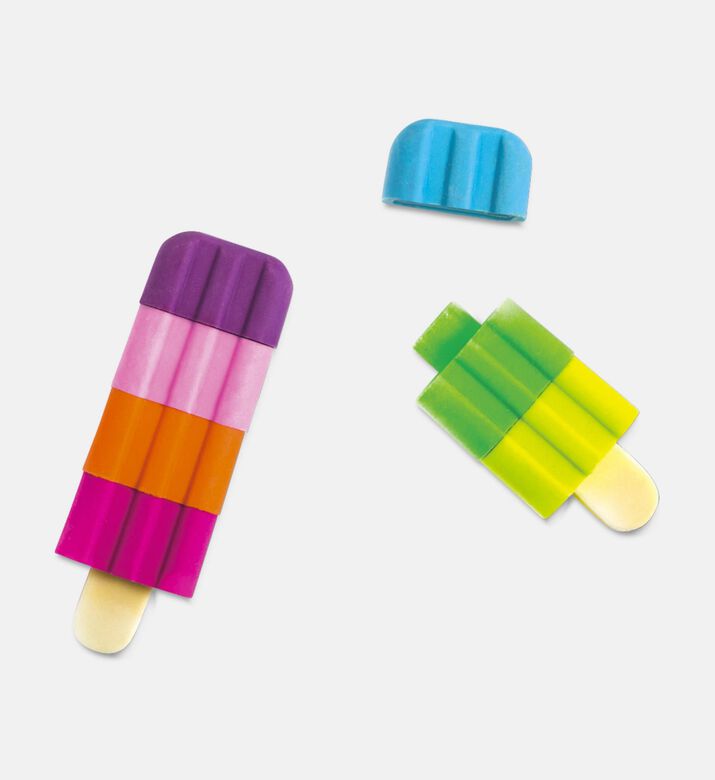Ooly Icy Pops 4-piece Puzzle Erasers Set, Packshot View