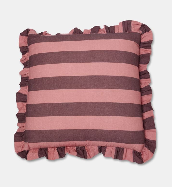 Home Deco and More Linea Decorative Cushion, Red, 50x50-cm, Packshot View