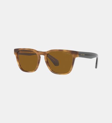 Rectangle Full-rim Sunglasses 55