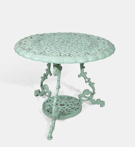 طاولة طعام غرايب خضراء بـ 4 كراسي 90 × 70 سم