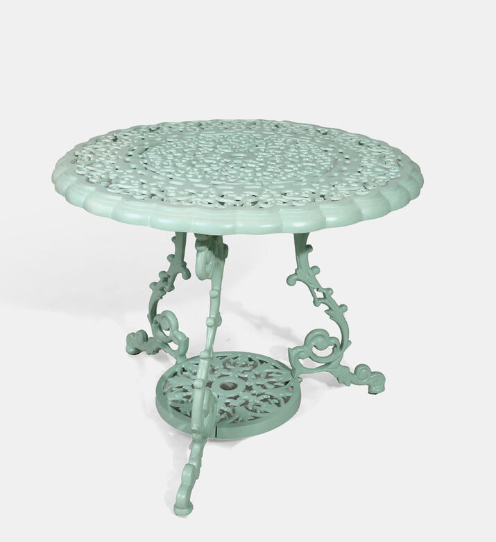 Grape Dining Table With 4 Chairs Green 90 X 70 Cm