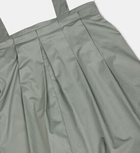 دنغري قطن عريض الساقين بثنيات