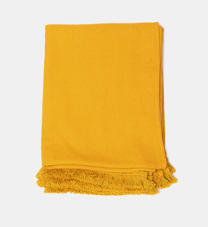 Swan Fringe Lace Cotton Throw
