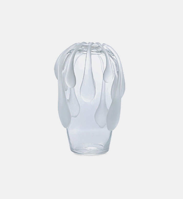 Gileno Crystal Frosted Vase, Packshot View
