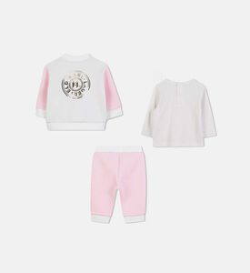 Choupette Metallic-effect 3-piece Tracksuit