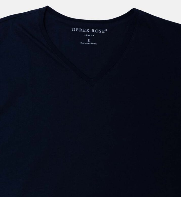 Cotton V-neck Short Sleeve T-shirt Cotton V-neck Short Sleeve T-shirt