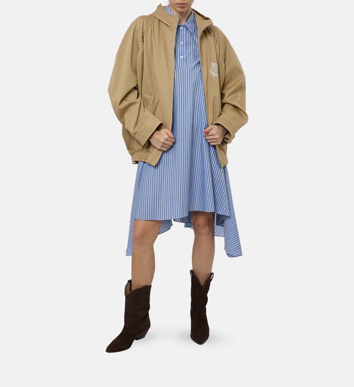 Marni Floral-print Hooded Jacket, Model View
