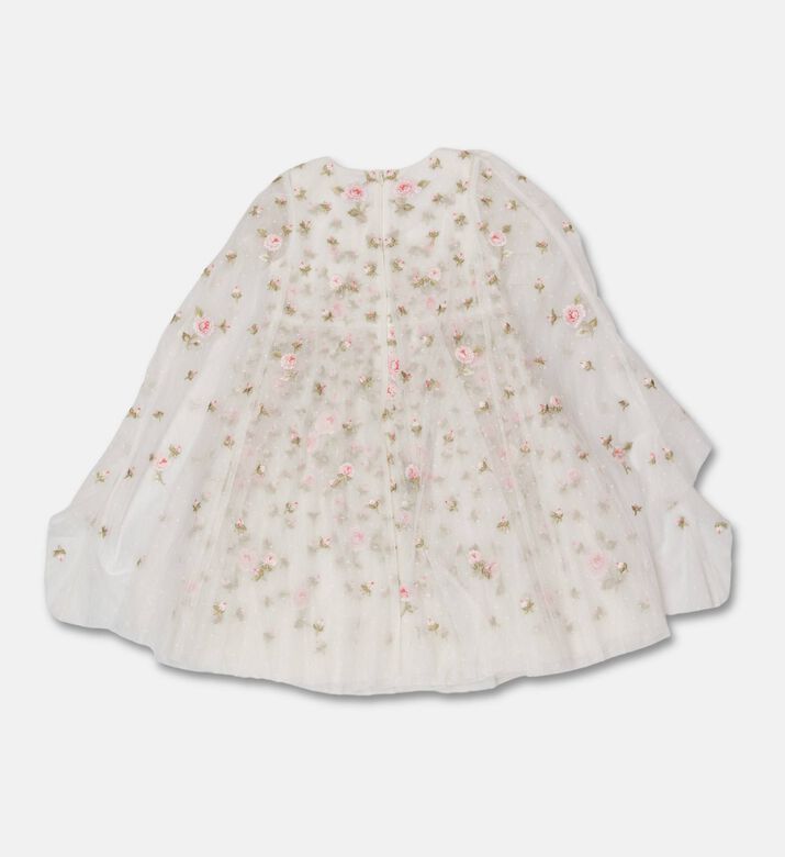 Needle & Thread Dress Bloom, White, 6y, Packshot View