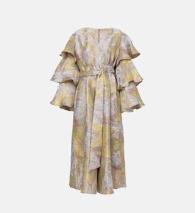 All-over Print Long-sleeve Jumpsuit All-over Print Long-sleeve Jumpsuit