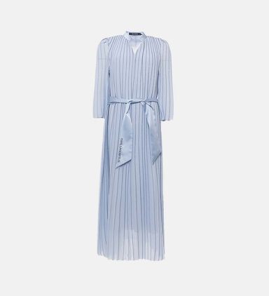 Embroidered V-neck Maxi Dress