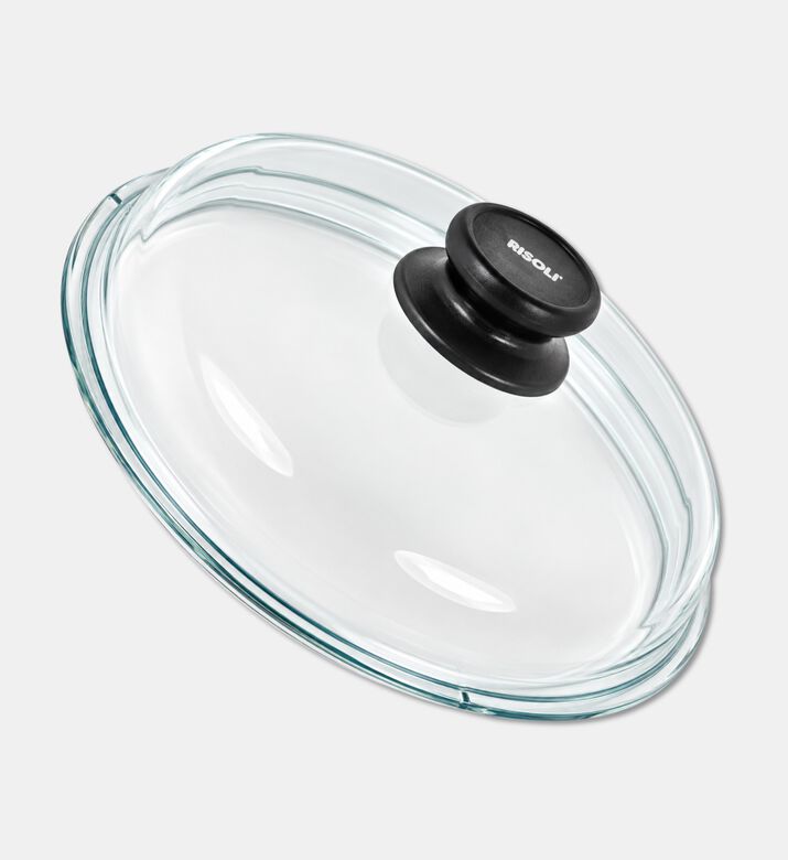 Risoli Glass Transparent Lid, Clear, 20-cm, Packshot View