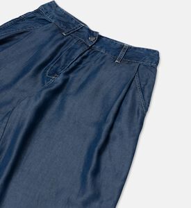 DKNY Button Closure Slip Pockets Denim Pants, Packshot View