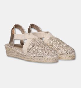 Toni Pons Metallic Woven Espadrille Sandals, Packshot View