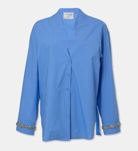 Forte-Forte Rhinestone-embellished Long-sleeve Shirt, Packshot View