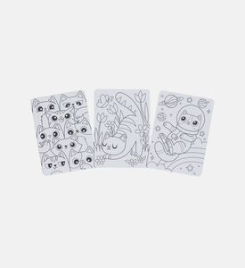 فن مخفي نشاط تلوين القطط الصغيرة بنقوش خفية